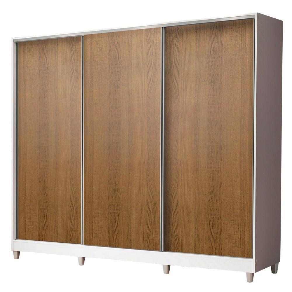 Guarda-Roupa Royale 100% MDF 3 Portas de Correr 8 Pés Madesa - 2