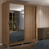 Guarda-Roupa Dallas 2 Portas de Correr 1 Espelho Madesa - 1