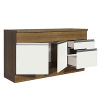 Balcão de Pia Glamy 2 Portas 2 Gavetas Madesa - 5