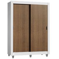 Guarda-Roupa Dallas 2 Portas de Correr Rustic/Branco Madesa - 14