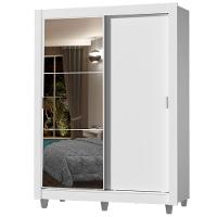 Guarda-Roupa Dallas 2 Portas de Correr 1 Espelho Madesa - 9