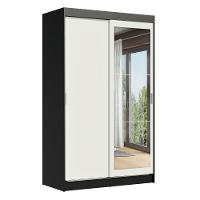 Guarda-roupa Solteiro Tokio 2 Portas de Correr com Espelho 2 Gavetas Madesa - 3