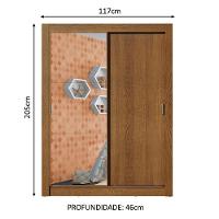 Guarda-roupa Infantil Enzo - 2 Portas de Correr - Madesa - 9