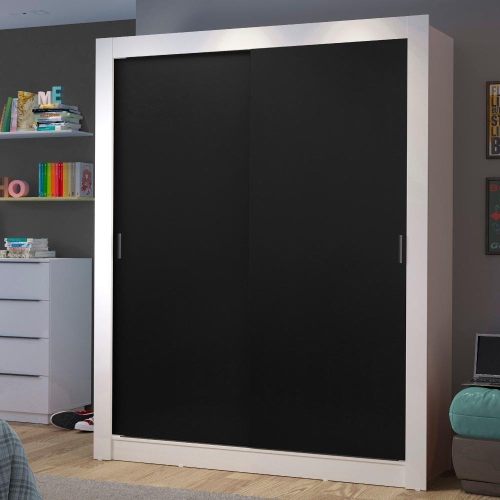 Guarda-roupa Solteiro Dallas 2 Portas de Correr Madesa - 1