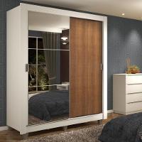 Guarda-Roupa Dallas 2 Portas de Correr 1 Espelho Madesa - 11