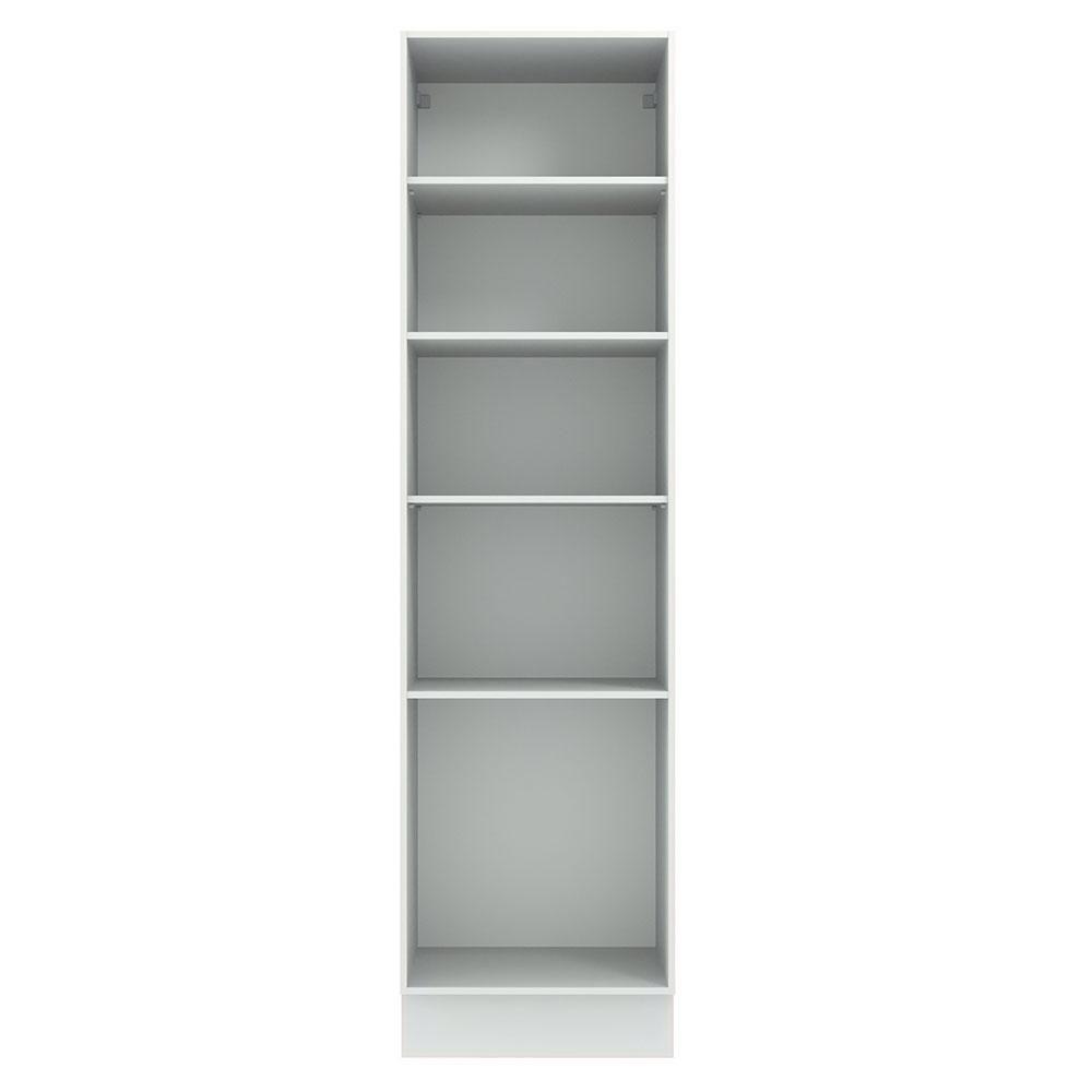 Paneleiro Madesa Agata 60cm 3 Portas Branco Preto - 2