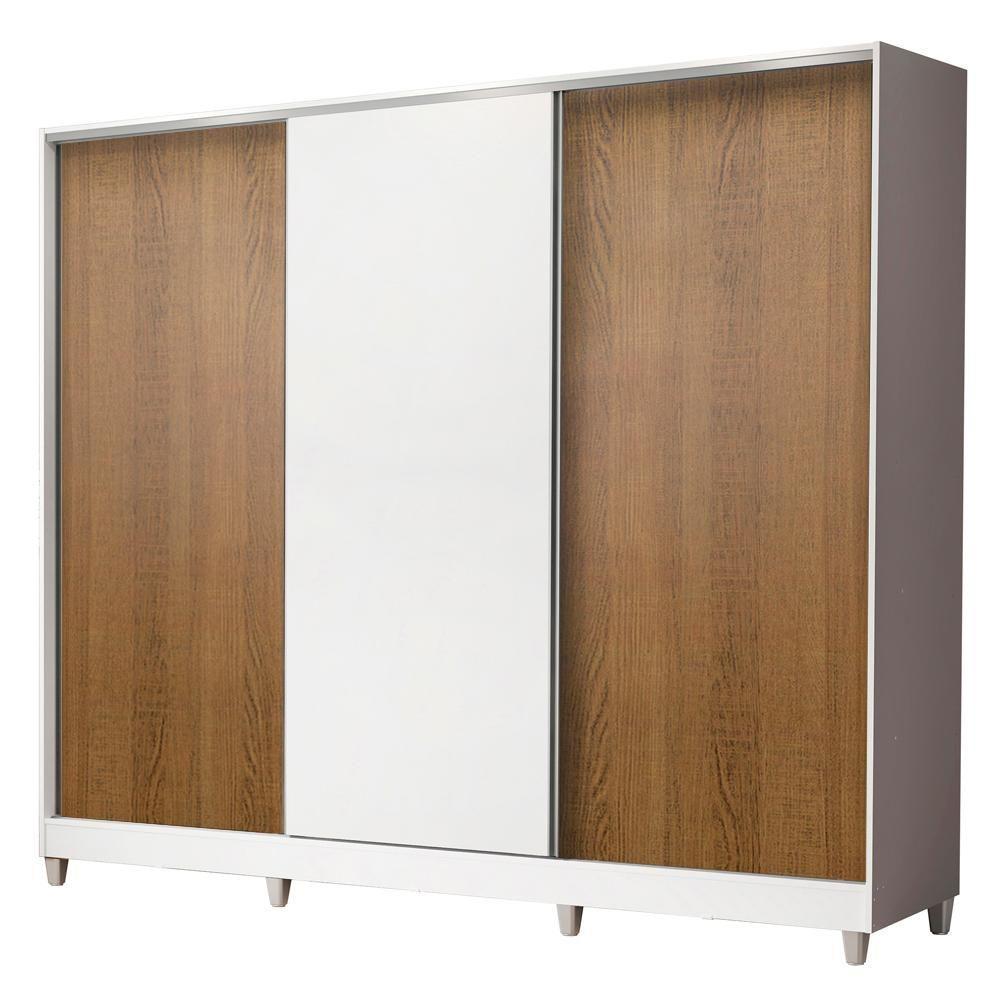 Guarda-Roupa Royale 100% MDF 3 Portas de Correr 8 Pés Madesa - 2