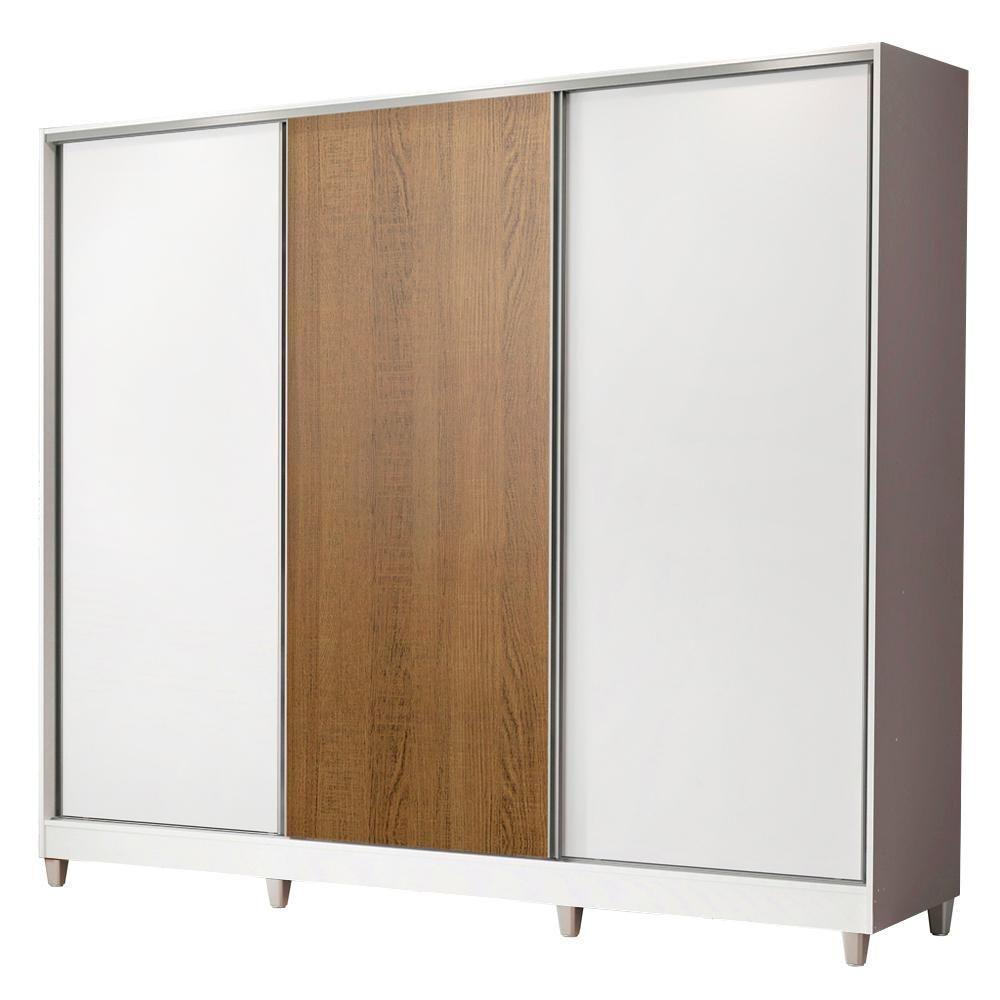 Guarda-Roupa Royale 100% MDF 3 Portas de Correr 8 Pés Madesa - 2