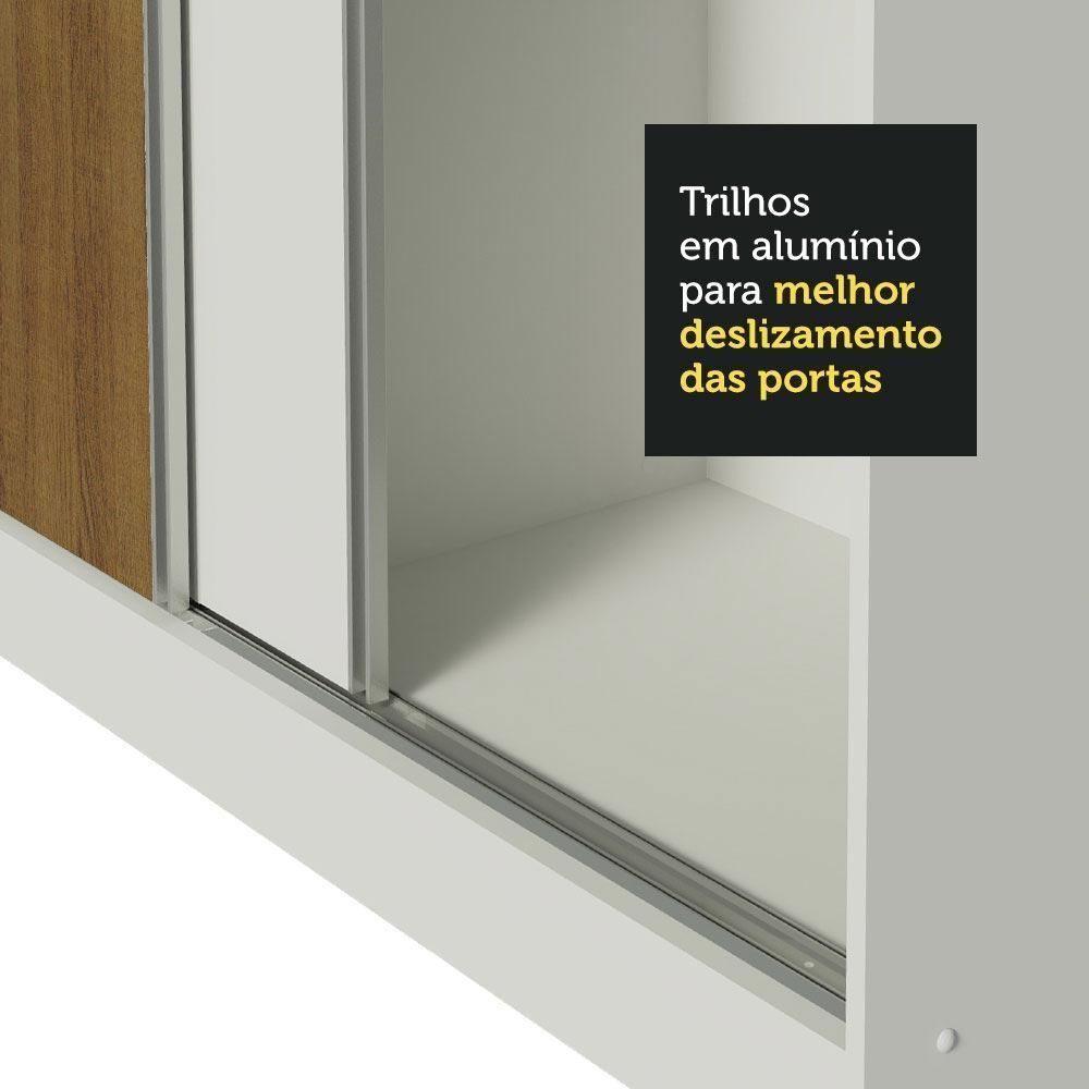 Guarda-Roupa Royale 100% MDF 3 Portas de Correr 8 Pés Madesa - 7