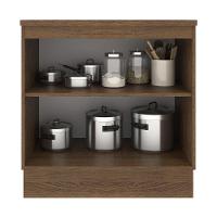 Balcão 80 Cm 2 Portas Rustic/crema Agata Madesa Rustic/crema - 9