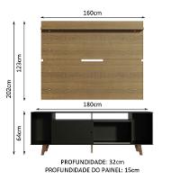 Rack Madesa Cancun com Pés e Painel para Tv Até 65 Polegadas - 5