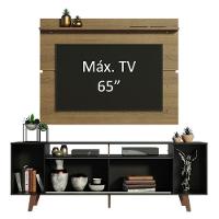 Rack Madesa Cancun com Pés e Painel para Tv Até 65 Polegadas - 17
