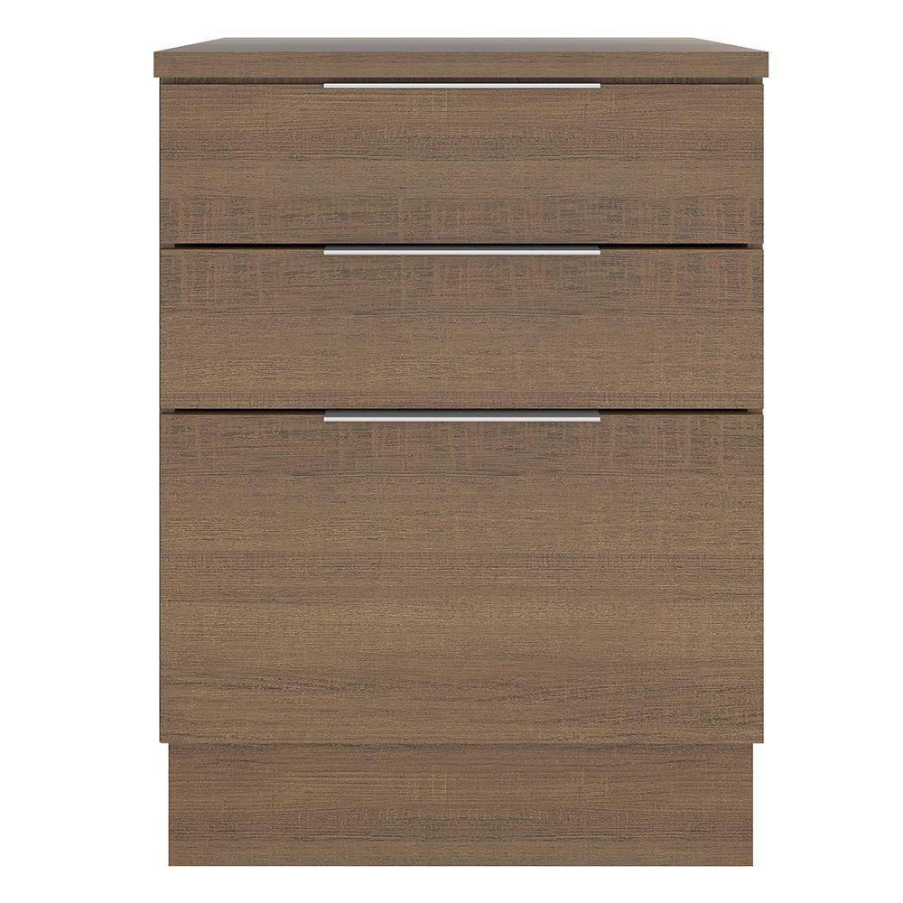 Balcão Stella 3 Gavetas Rustic Madesa - 3