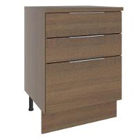 Balcão Stella 3 Gavetas Rustic Madesa - 1