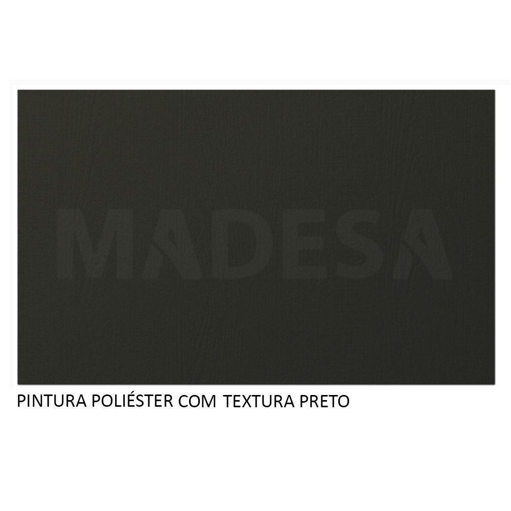 Rack Madesa e Painel Para Tv Até 58" com Pés Preto 8nd8 - 5