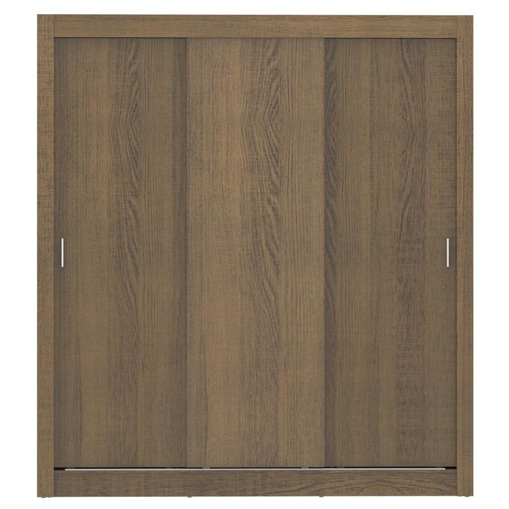 Guarda-Roupa Casal Mônaco 3 Portas de Correr Rustic Madesa - 3