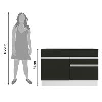 Balcão de Pia Glamy 1 Porta Madesa - 11