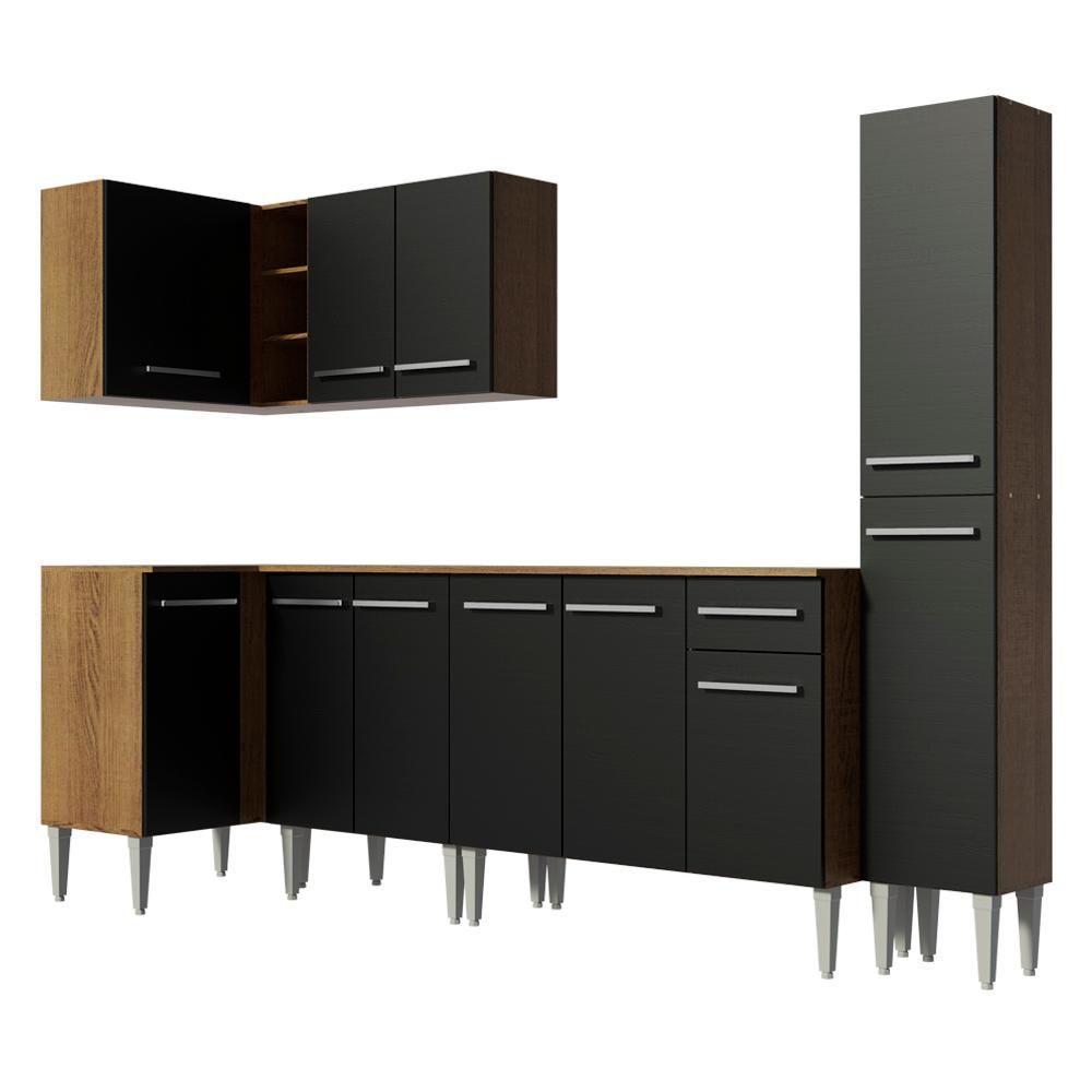 Cozinha Completa de Canto Emilly Water Madesa - 2