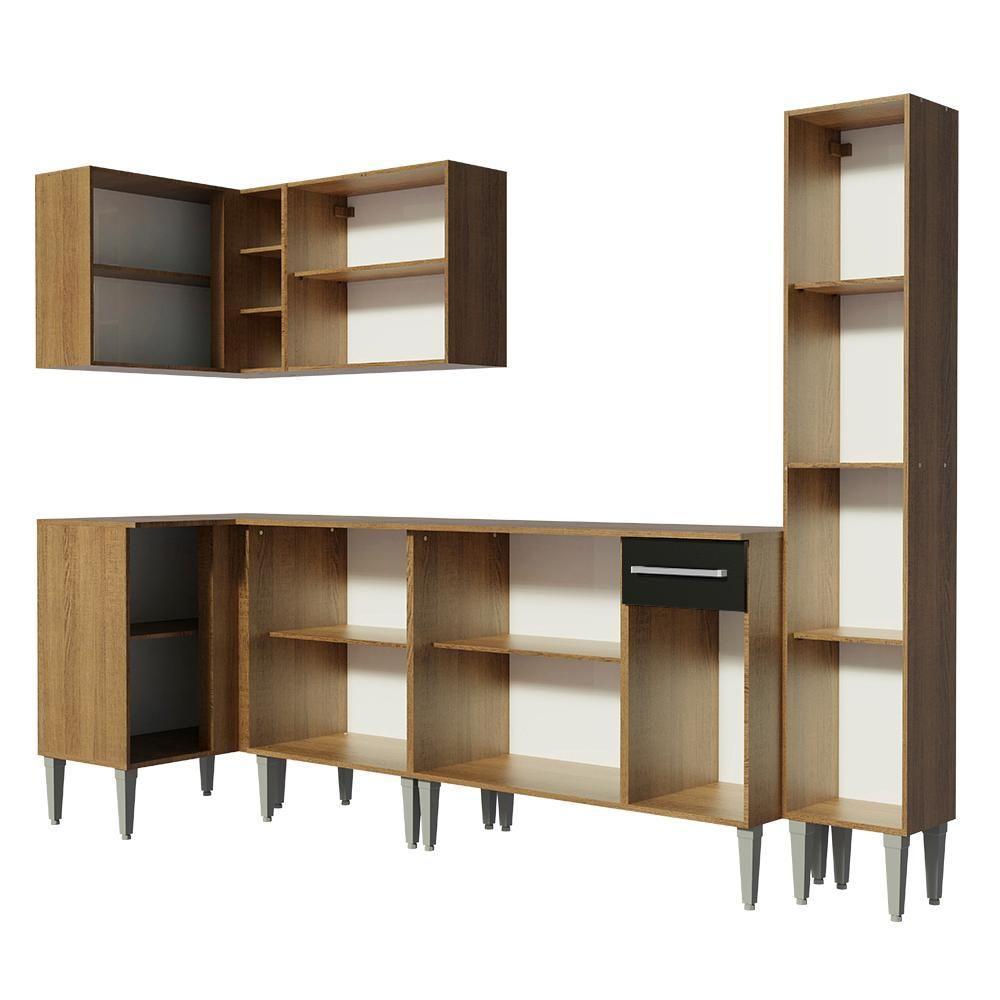 Cozinha Completa de Canto Emilly Water Madesa - 4