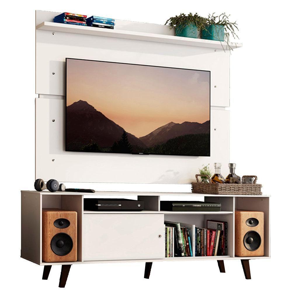 Rack Madesa Cancun com Pés e Painel para Tv Até 65 Polegadas - 1