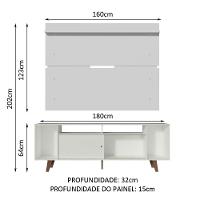 Rack Madesa Cancun com Pés e Painel para Tv Até 65 Polegadas - 8