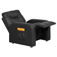 Poltrona Matrix Reclinável Azera - Preto Corino - 5