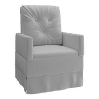 Poltrona De Amamentação Com Balanço Multimóveis Ex4000 Cinza Cinza - 5