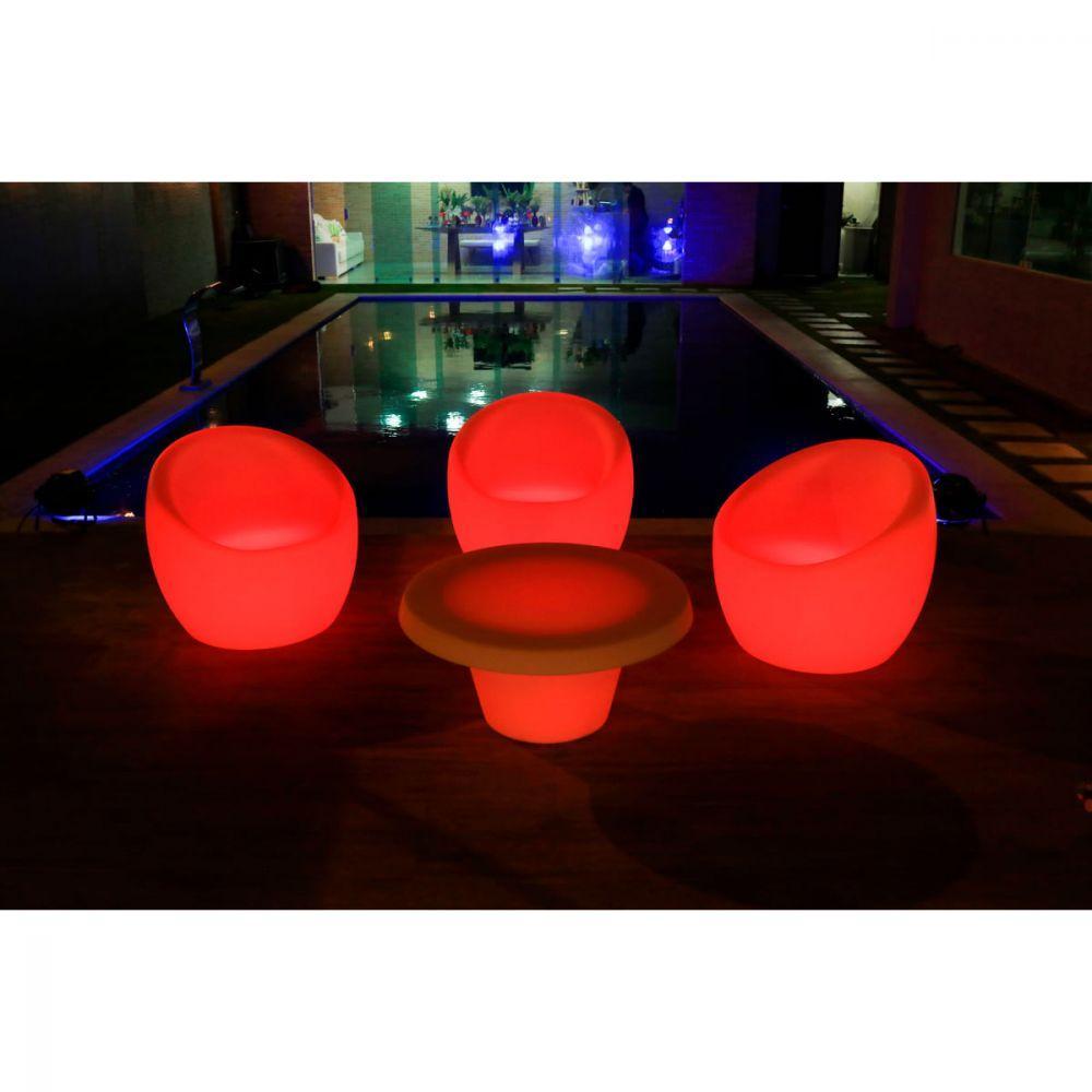 Poltrona Tramontina Lumiere Com Lâmpada Led Em Polietileno - 2