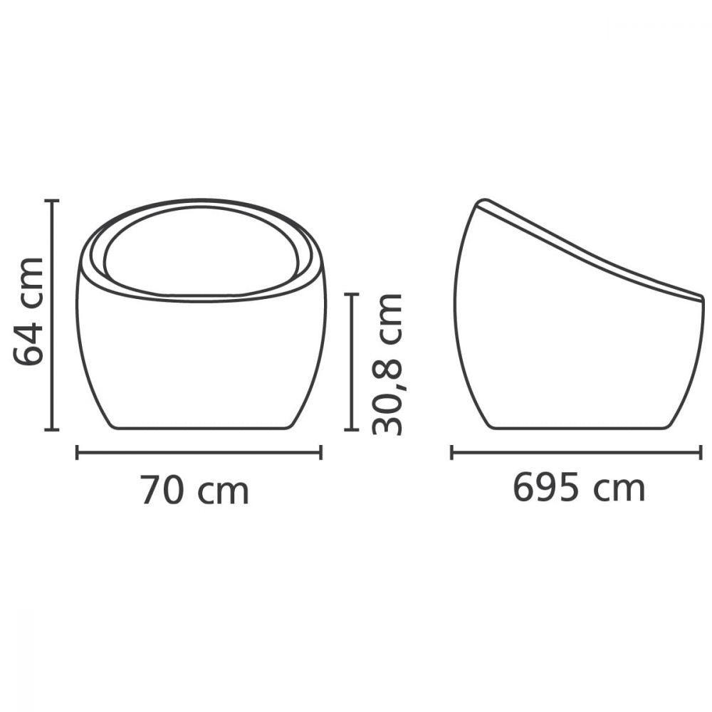 Poltrona Tramontina Lumiere Com Lâmpada Led Em Polietileno - 3