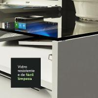 Escrivaninha 1 Porta e 3 Gavetas Chicago Branco - 2