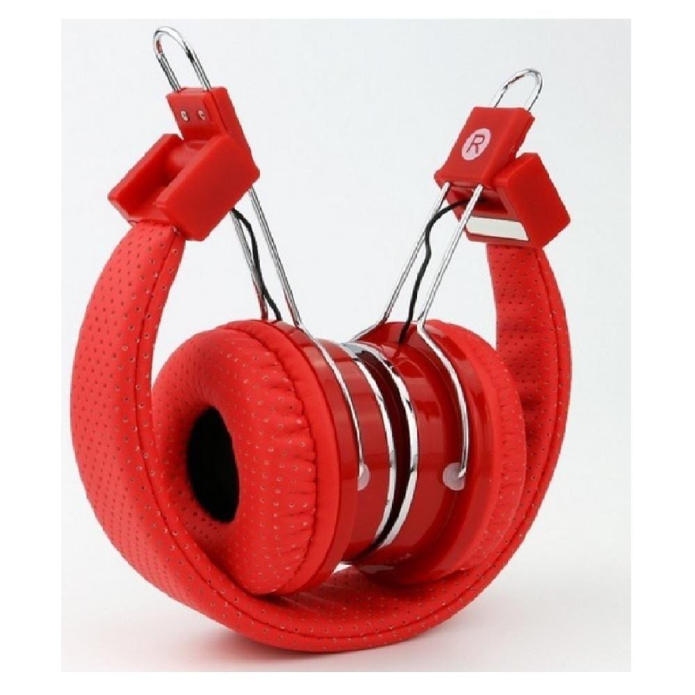 Fone de Ouvido Headset com Bluetooth Sd Fm B05 Vermelho - 2