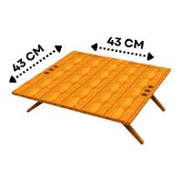 Bandeja Com Suportes Dobráveis Em Mdf - 3