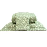 Cobre Leito Queen Bouti Basic Estampado 180 Fios 3 Peças - Poa Verde Cha - 1
