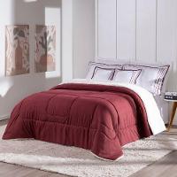 Kit Edredom King Coberdrom Soft Hipercal/sherpa 5 Peças - Vermelho - 2