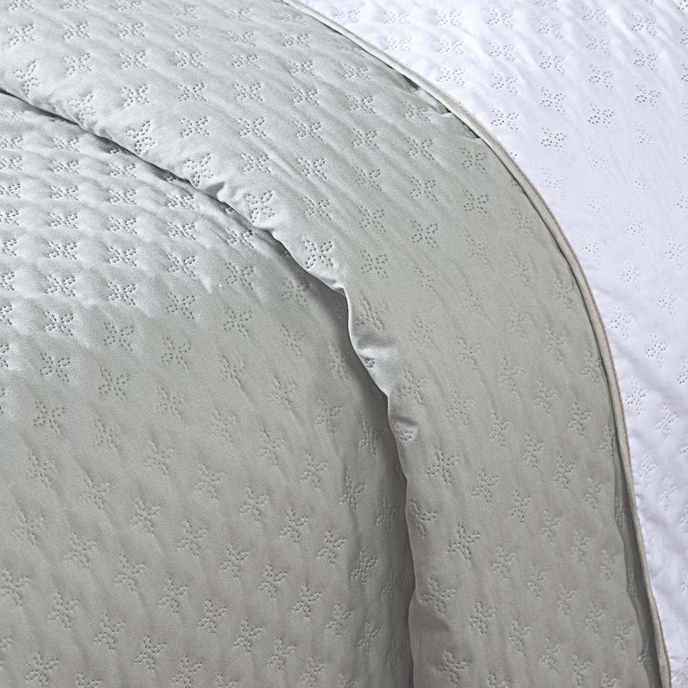 Cobre Leito Queen Milão Dupla Face Micropercal 200 Fios 3 Peças - Linho - 4