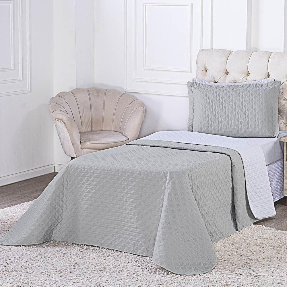 Cobre Leito Solteiro Milão Dupla Face Micropercal 200 Fios 2 Peças - Linho - 4