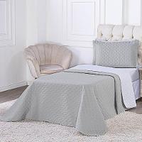 Cobre Leito Solteiro Milão Dupla Face Micropercal 200 Fios 2 Peças - Linho - 4