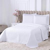 Cobre Leito Queen Milão Dupla Face Micropercal 200 Fios 3 Peças - Branco - 3