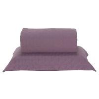 Cobre Leito Solteiro Milão Dupla Face Micropercal 200 Fios 2 Peças - Rose Cassis - 1