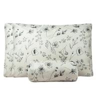 Jogo De Lençol Queen Bouti Basic Estampado 180 Fios 3 Peças - Minimal Floral - 1