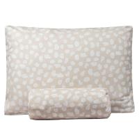 Jogo De Lençol Solteiro Bouti Basic Estampado 180 Fios 2 Peças - Poa Creme - 1