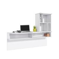 Escrivaninha Bancada Estudo Lilac Moov Branco Fosco - 8