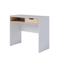 Escrivaninha Bancada Estudo Bit Moov Branco Fosco Tauari Nobre - 3