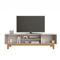 Rack Para Tv Até 70" Trunfo Jcm Movelaria - Cinamomo/off - 3