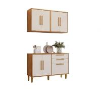 Cozinha Lorena 7 Portas 2 Gavetas Kaiki Móveis - Nature/off - 2