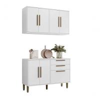 Cozinha Lorena 7 Portas 2 Gavetas Kaiki Móveis - Branco - 2