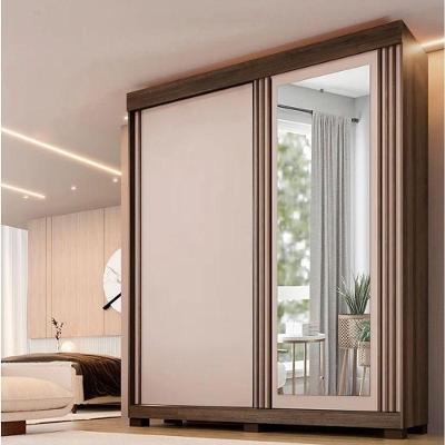 Guarda Roupa Mônaco 100%mdf 2 Portas Imbuia/off - Benetil