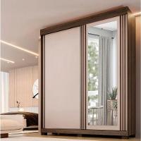 Guarda Roupa Mônaco 100%mdf 2 Portas Imbuia/off - Benetil - 1