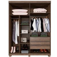 Guarda Roupa Mônaco 100%mdf 2 Portas Imbuia/off - Benetil - 3