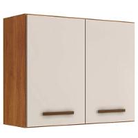 Armário Aéreo Valência 2 Portas Kaiki Móveis - Nature/off - 1